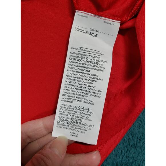 Under Armour Shirt Size Large Mens Red Heatgear Loose Running NWT - Picture 6 of 10